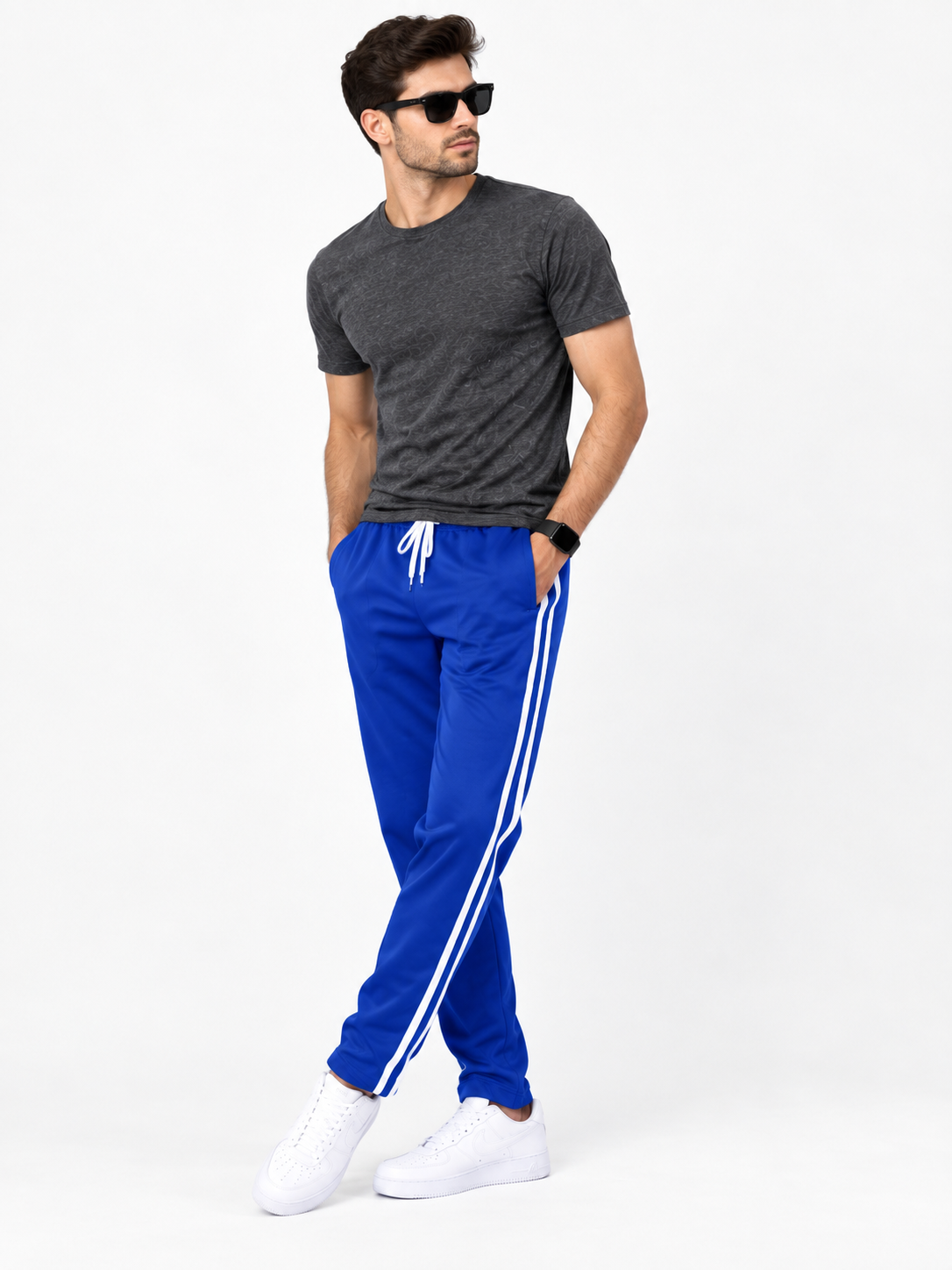 Men’s Jogger Trousers , Comfortable & Stylish Royal