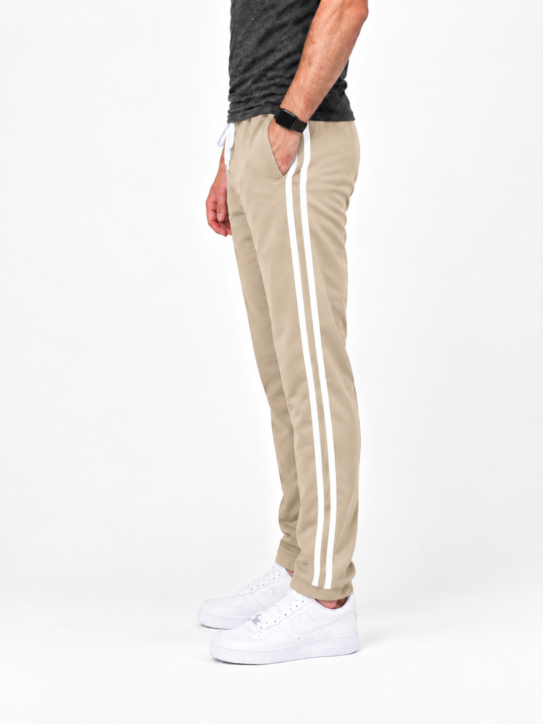 Men’s Jogger Trousers , Comfortable & Stylish Sand
