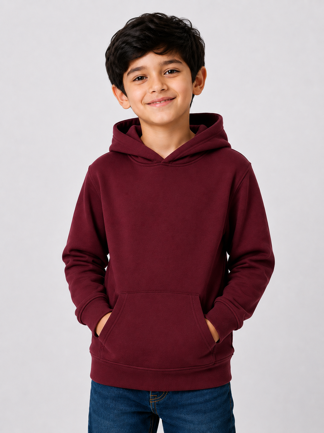 The UX Children’s Hooded Sweatshirt - Maroon
