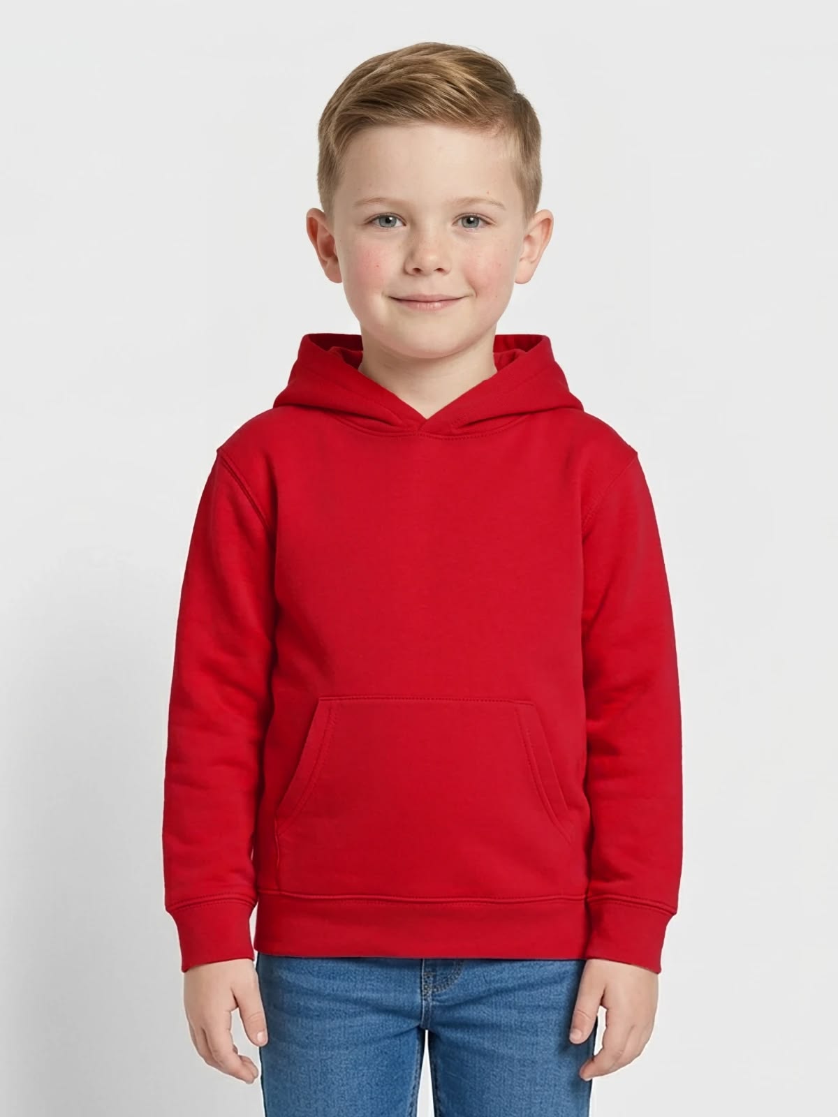The UX Children’s Hooded Sweatshirt - Red