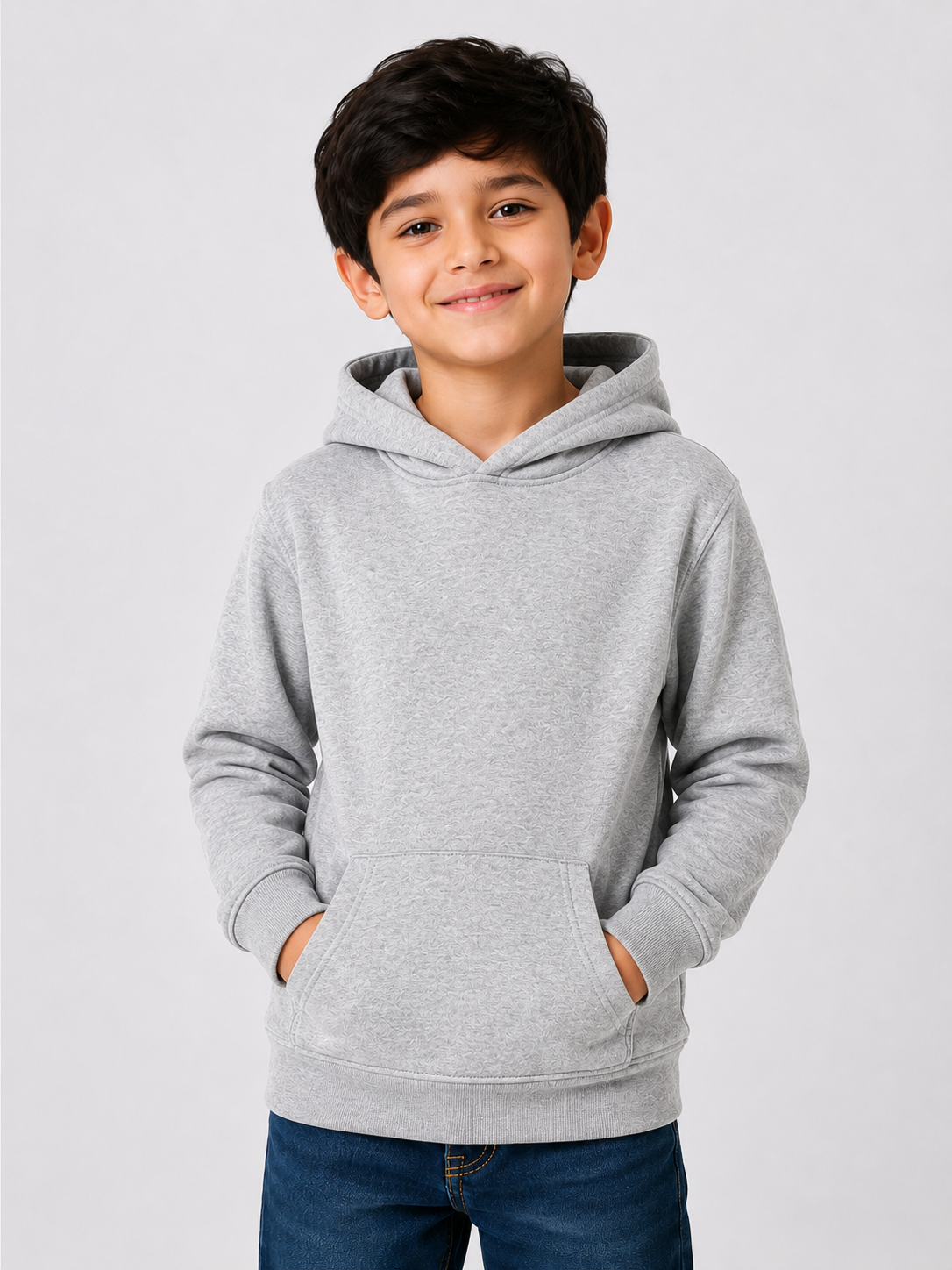The UX Children’s Hooded Sweatshirt - Heather Grey