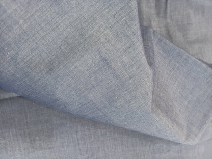 Club italia Chambray Cotton Denim Light Blue