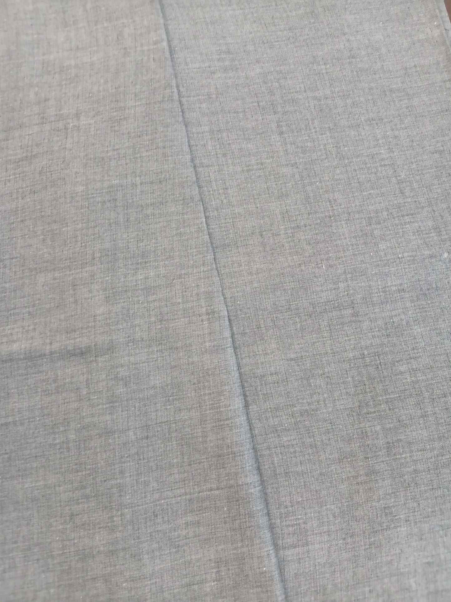 Club italia Chambray Cotton Denim Charcoal