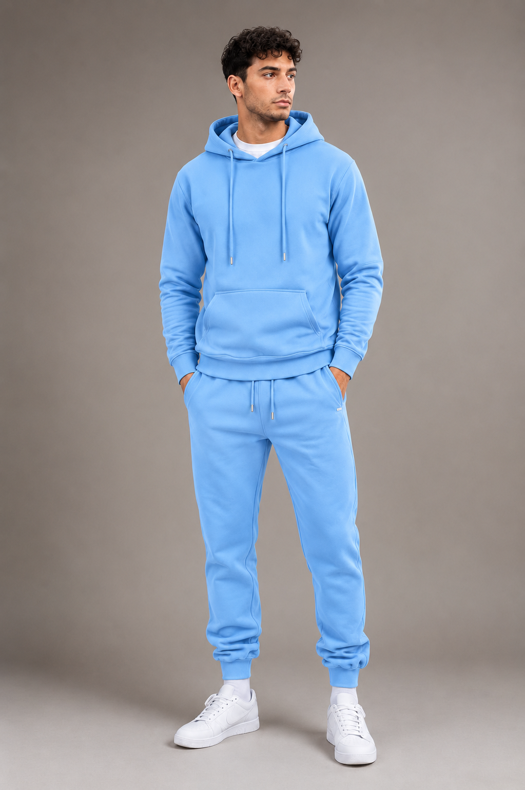 Premium Winter Track Suit - Sky Blue
