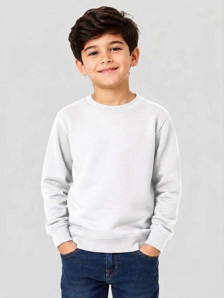 The UX Children's Sweatshirt - White