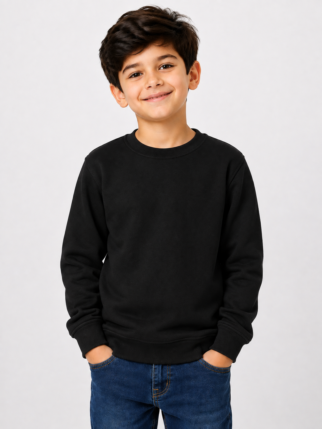 The UX Children's Sweatshirt - Jet Black