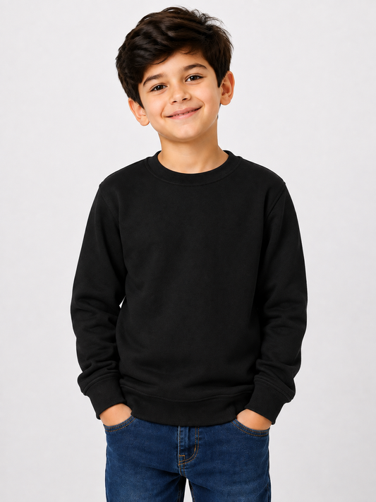 The UX Children's Sweatshirt - Jet Black