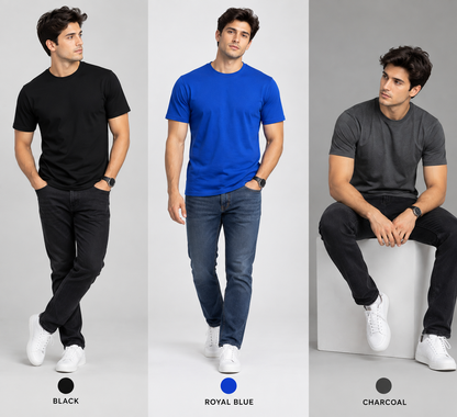 Club Italia T-Shirt - Pack of 3 Multicolor