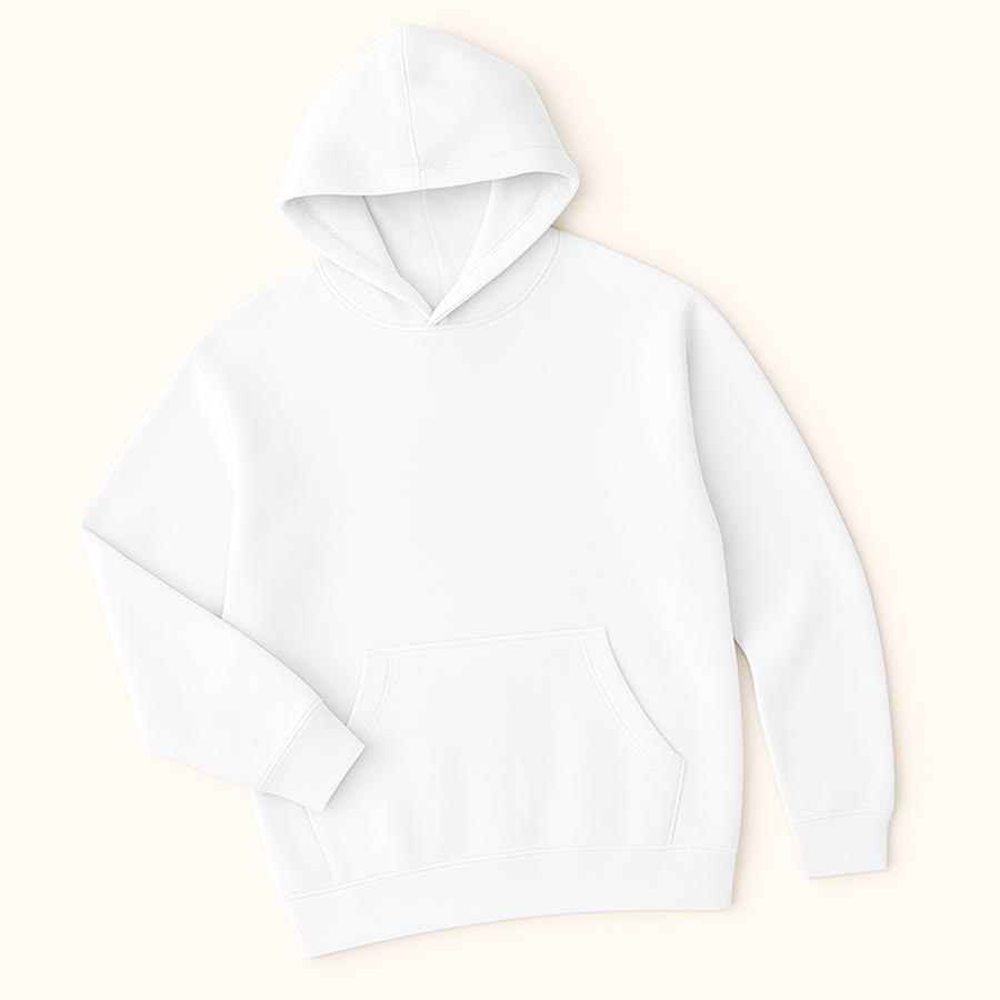 The UX Children’s Hooded Sweatshirt - White