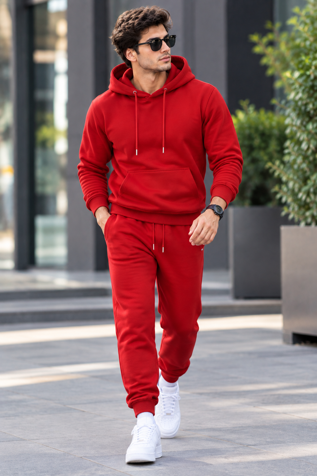 Premium Winter Track Suit - Red