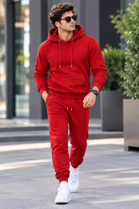 Premium Winter Track Suit - Red