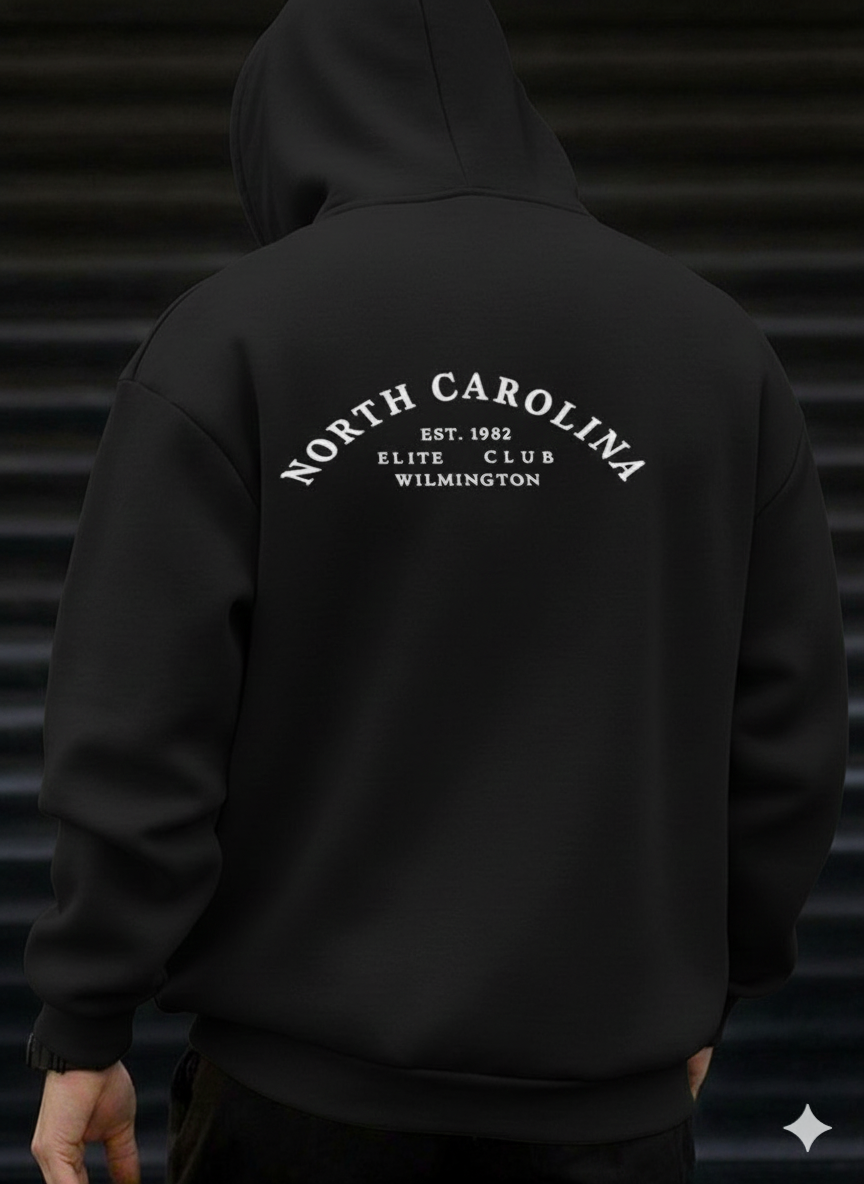 North Carolina Hoodie - Black