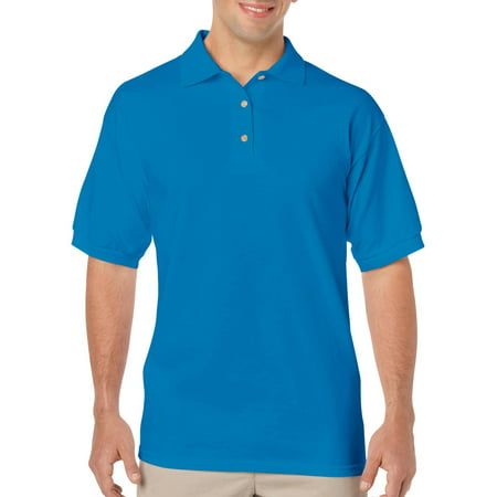 Polo Collar Tipping Men's Polo Shirt In Sapphire Blue