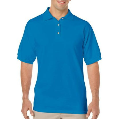 Polo Collar Tipping Men's Polo Shirt In Sapphire Blue