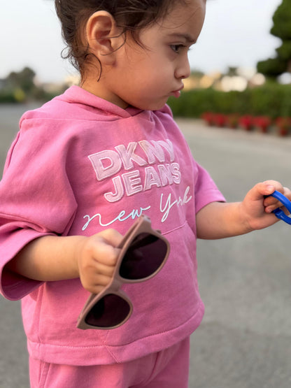 DKNY JEANS Pink (Hoodie Short Sleeves / trouser)