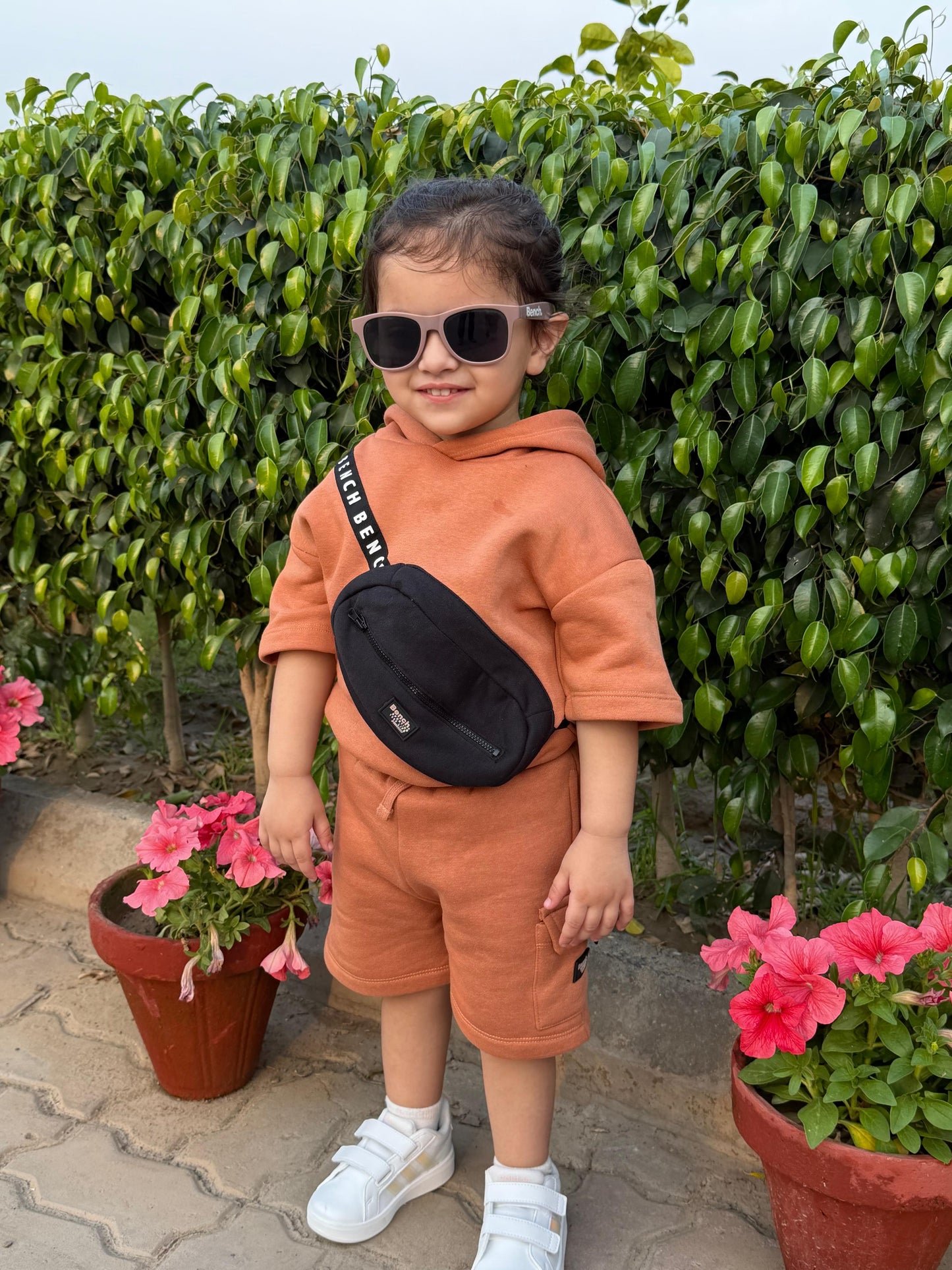 Bench Kids ( Drop Shoulder Hoodie with Shorts)