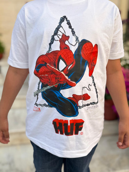 Kids T Shirt White (Spider Man)