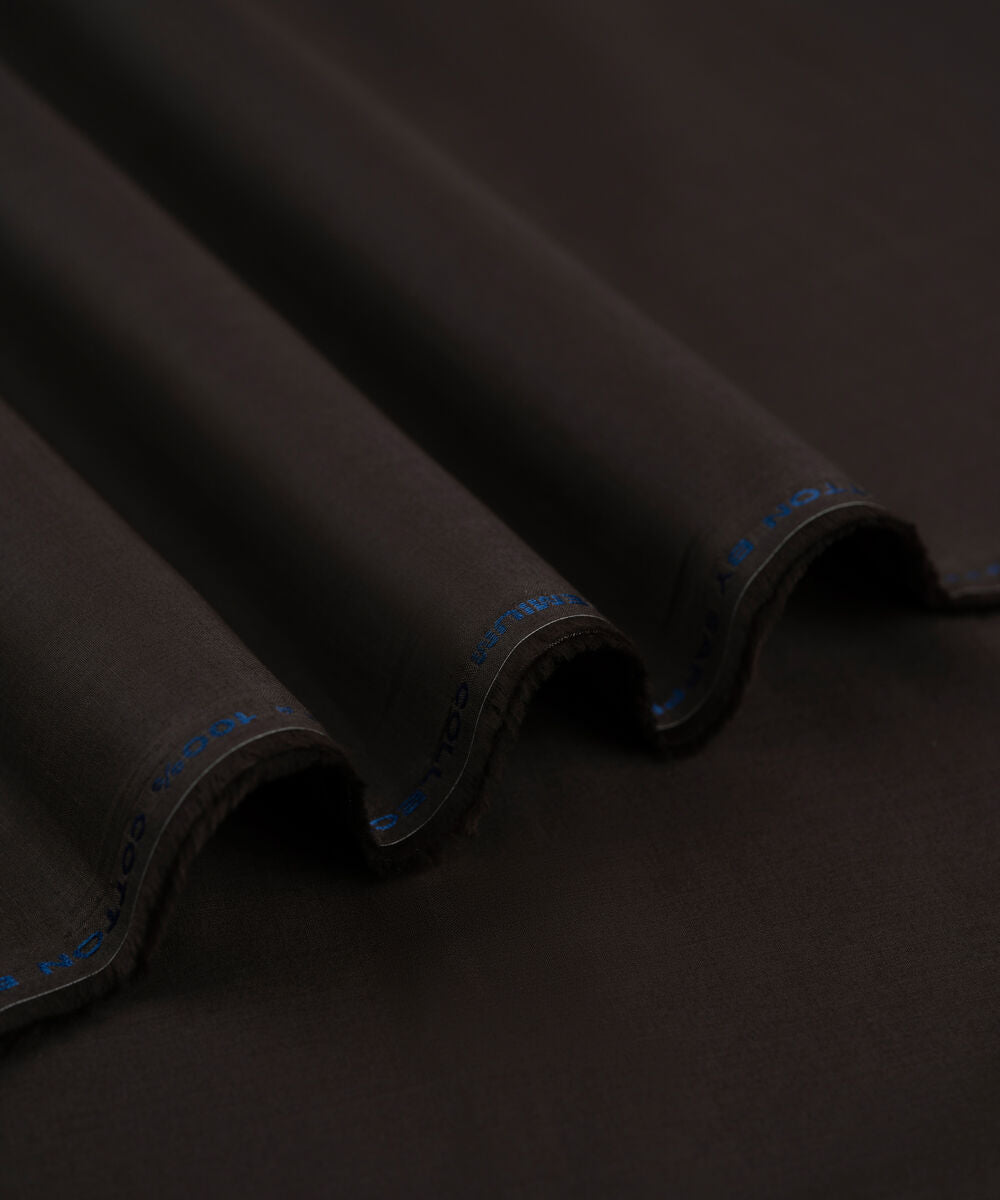 Premium Wash & Wear Boski Suit - Deep Brown