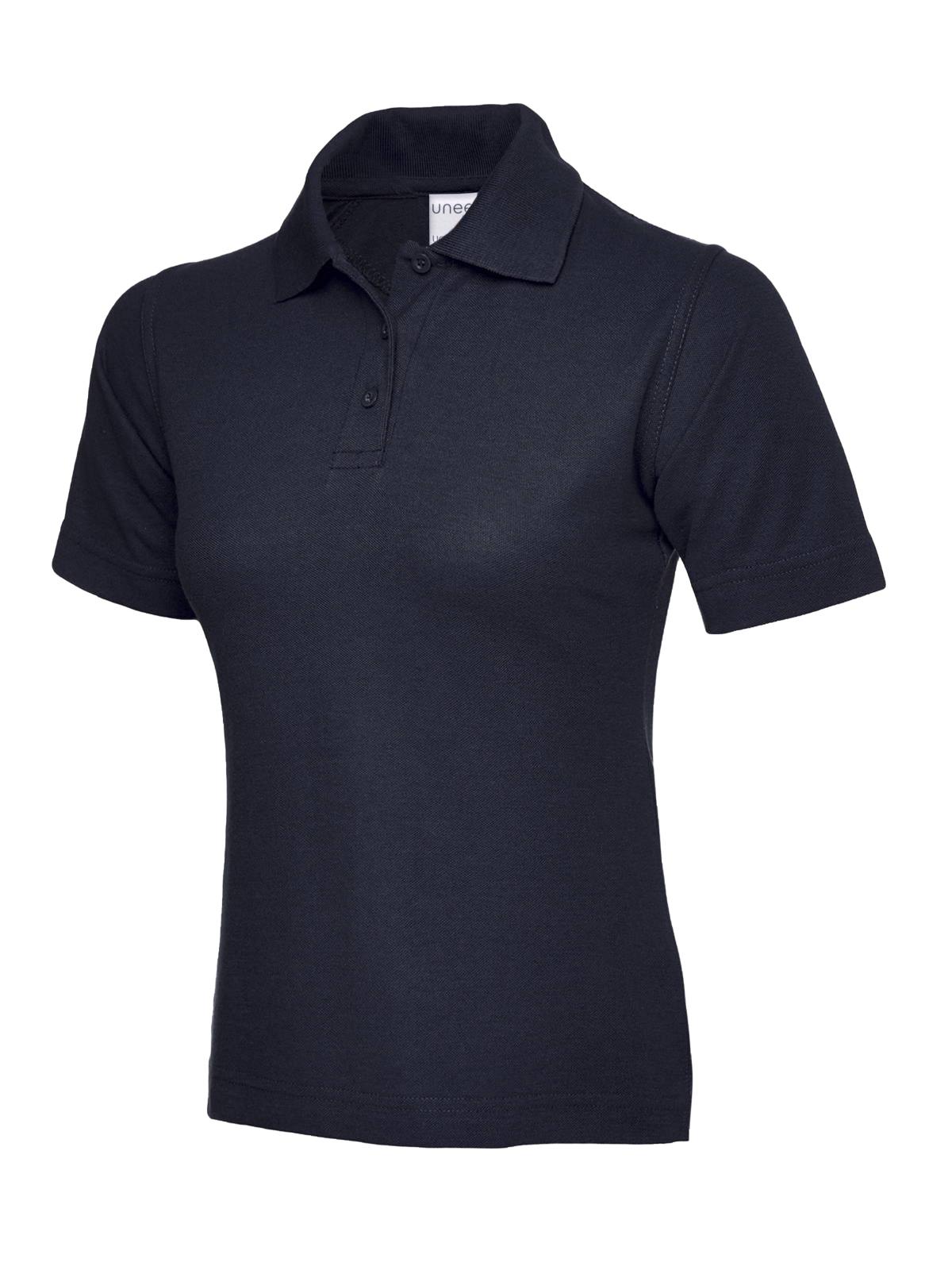 Ladies Active Cotton Poloshirt Nvay
