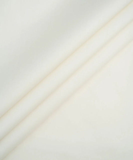 Premium Wash & Wear Boski Suit - Pure White