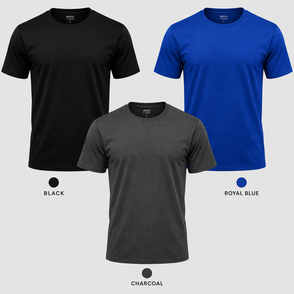 Club Italia T-Shirt - Pack of 3 Multicolor