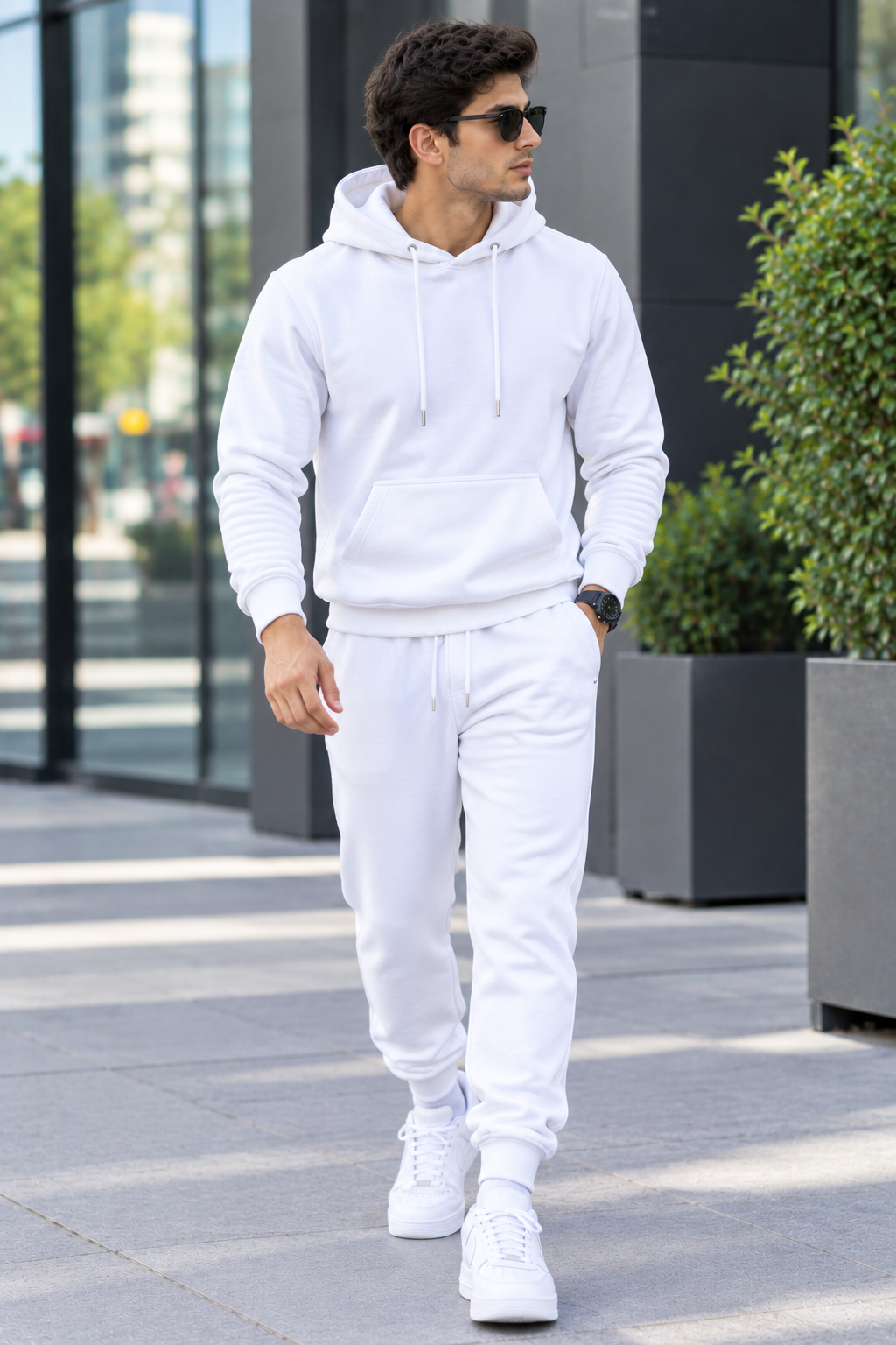 Premium Winter Track Suit - White