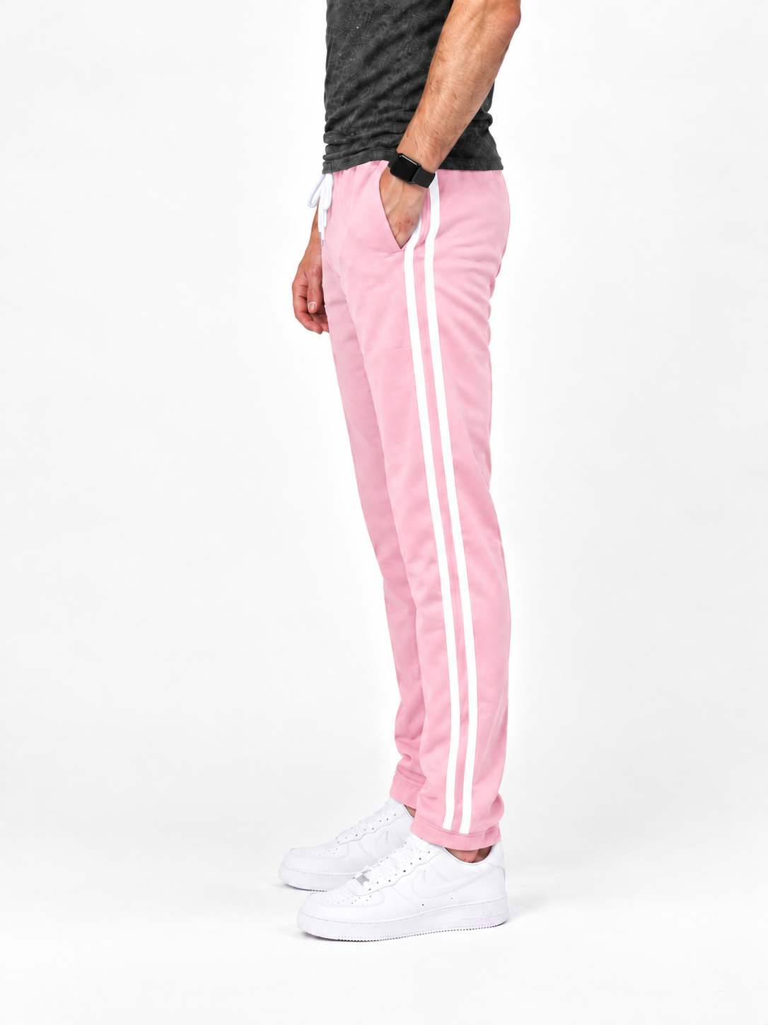 Men’s Jogger Trousers , Comfortable & Stylish Light Pink