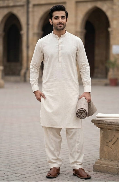 Club italia Chambray Cotton Cream