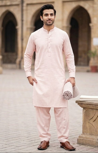 Club italia Chambray Cotton T- Pink
