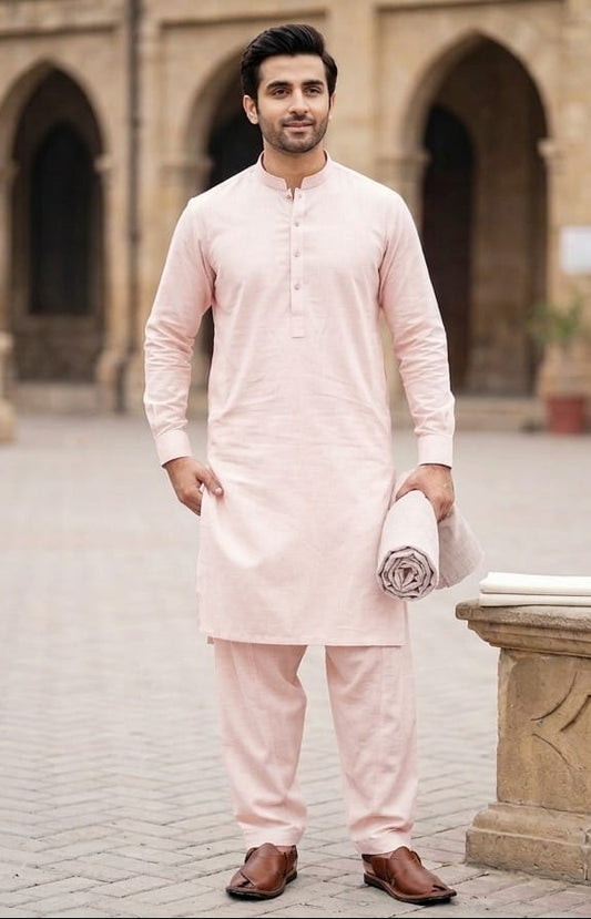 Club italia Chambray Cotton T- Pink